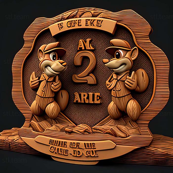 3D model Chip N Dale Rescue Rangers 2 game (STL)